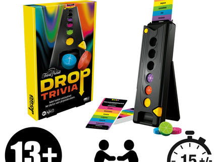 Trivial Pursuit board game Drop Trivia Game (in finnish language)