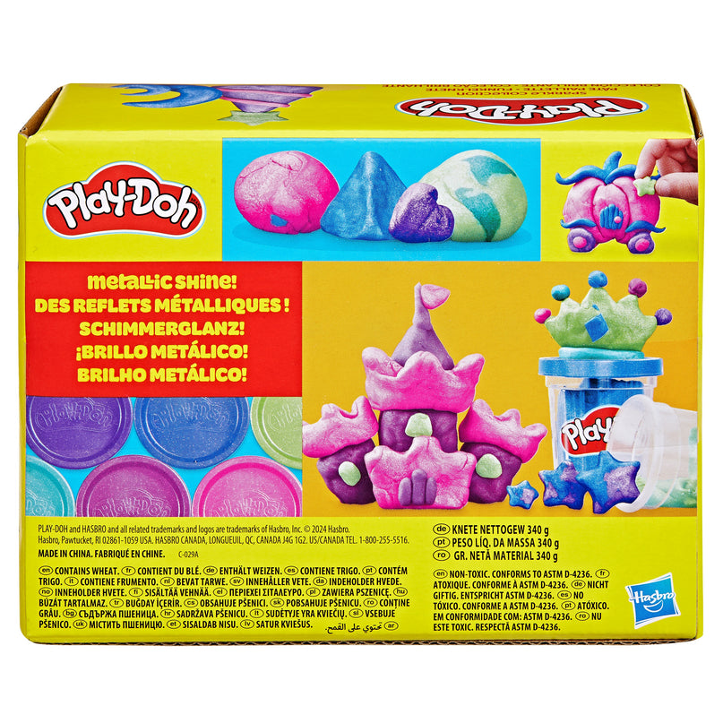 PLAY-DOH voolimismass Sparkle kollektsioon, 6 purki