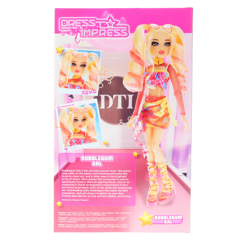 DRESS TO IMPRESS Nukk - Bubble Gum Gal, 29 cm