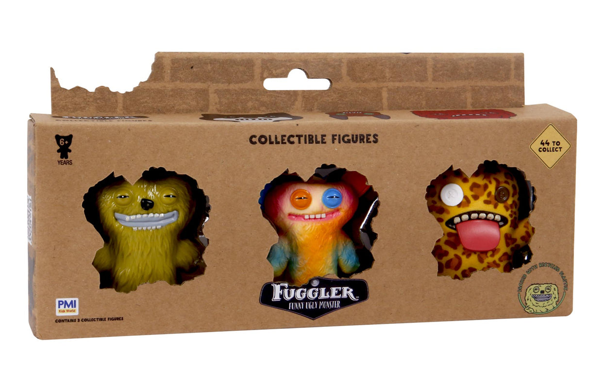 FUGGLER figuuride 3-pakk, 6 cm