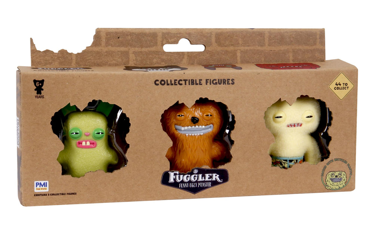 FUGGLER figuuride 3-pakk, 6 cm