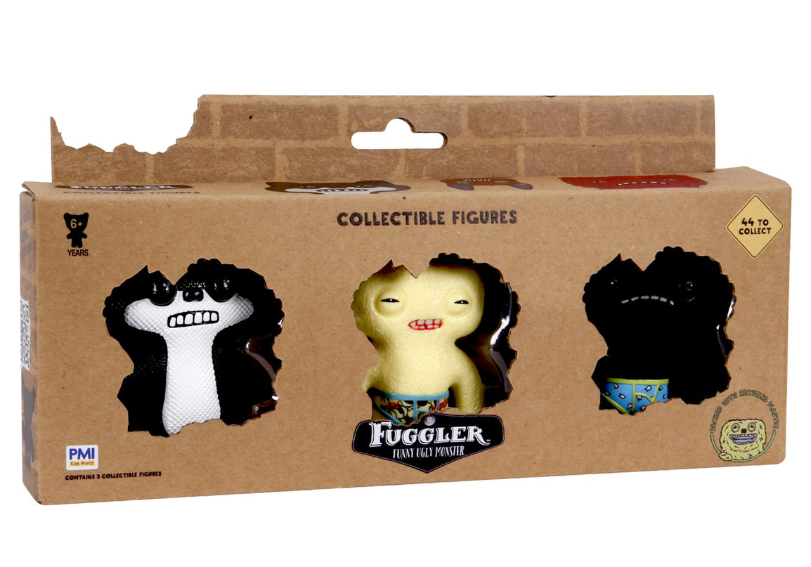 FUGGLER figuuride 3-pakk, 6 cm