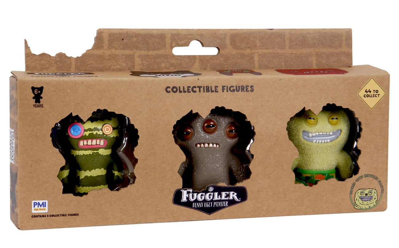 FUGGLER figuuride 3-pakk, 6 cm