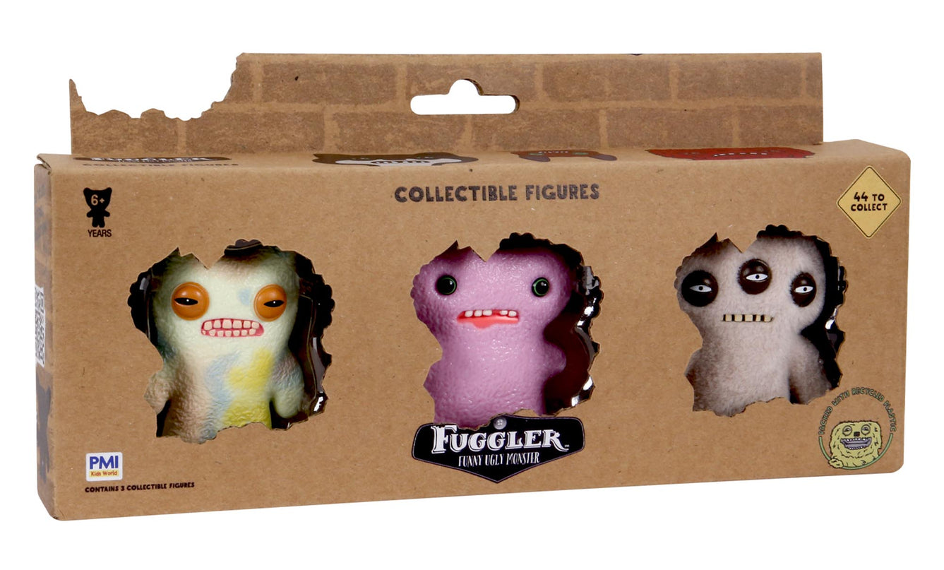 FUGGLER figuuride 3-pakk, 6 cm