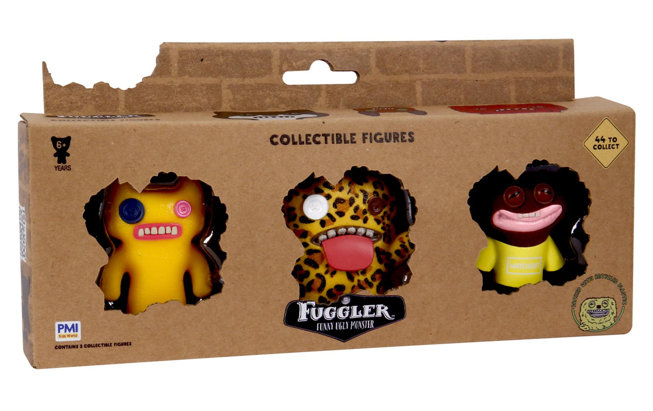 FUGGLER figuuride 3-pakk, 6 cm