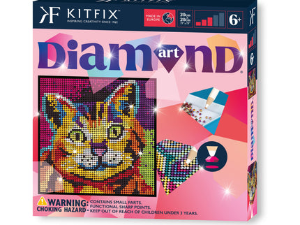 KITFIX Käsitöökomplekt Teemantkunst Kassipoeg