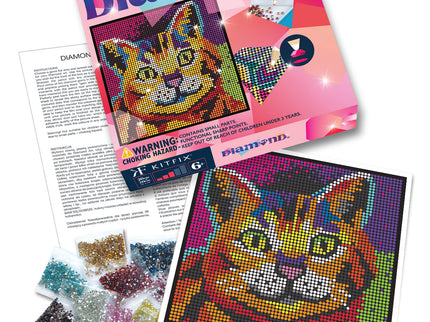 KITFIX Käsitöökomplekt Teemantkunst Kassipoeg