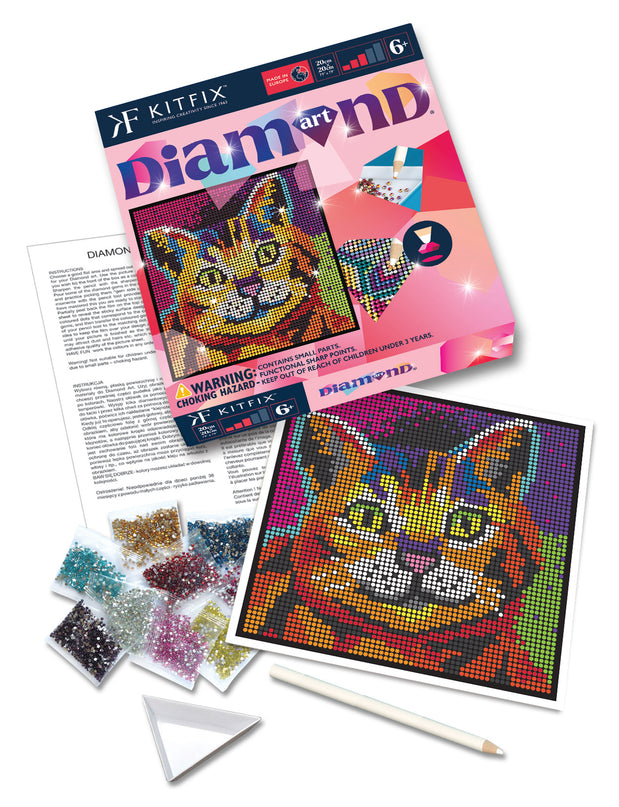 KITFIX Käsitöökomplekt Teemantkunst Kassipoeg