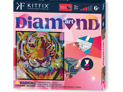 KITFIX Käsitöökomplekt Teemantkunst Tiiger