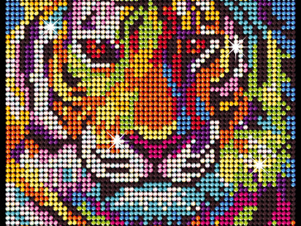 KITFIX Käsitöökomplekt Teemantkunst Tiiger