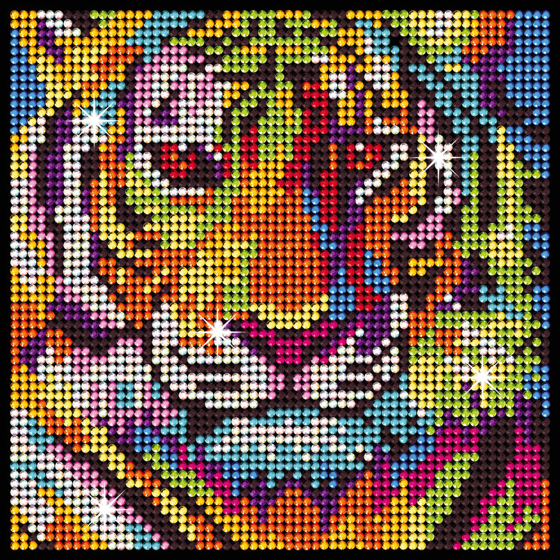 KITFIX Käsitöökomplekt Teemantkunst Tiiger