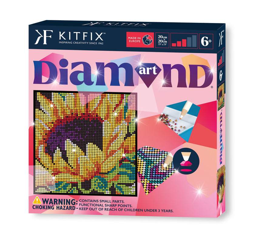 KITFIX Käsitöökomplekt Teemantkunst Päevalill