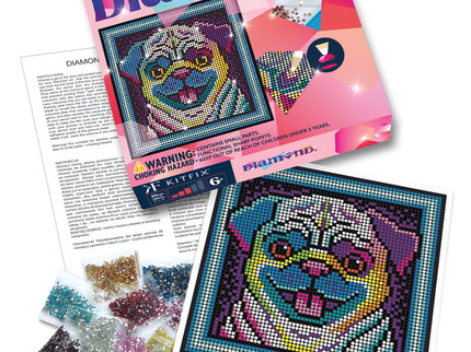 KITFIX Käsitöökomplekt Teemantkunst Mopid