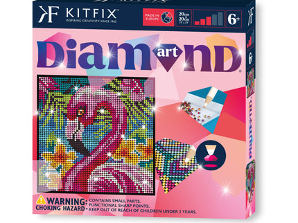 KITFIX Käsitöökomplekt Teemantkunst Flamingo
