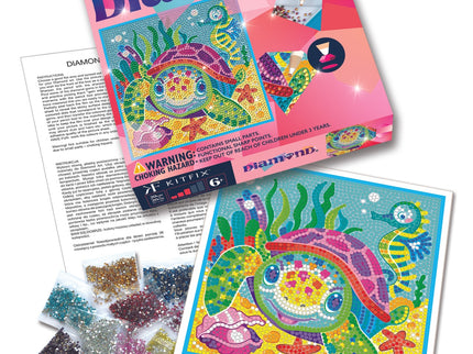 KITFIX Käsitöökomplekt Teemantkunst Kilpkonn