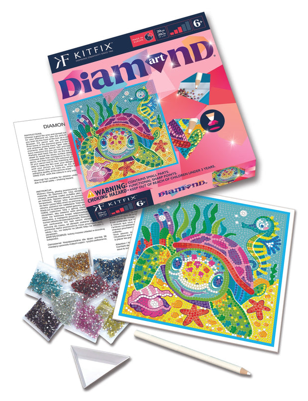 KITFIX Käsitöökomplekt Teemantkunst Kilpkonn