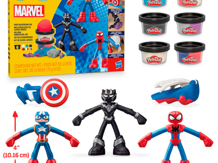 PLAY-DOH mängukomplekt Marvel figuurid plus pakk