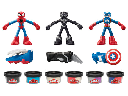PLAY-DOH mängukomplekt Marvel figuurid plus pakk