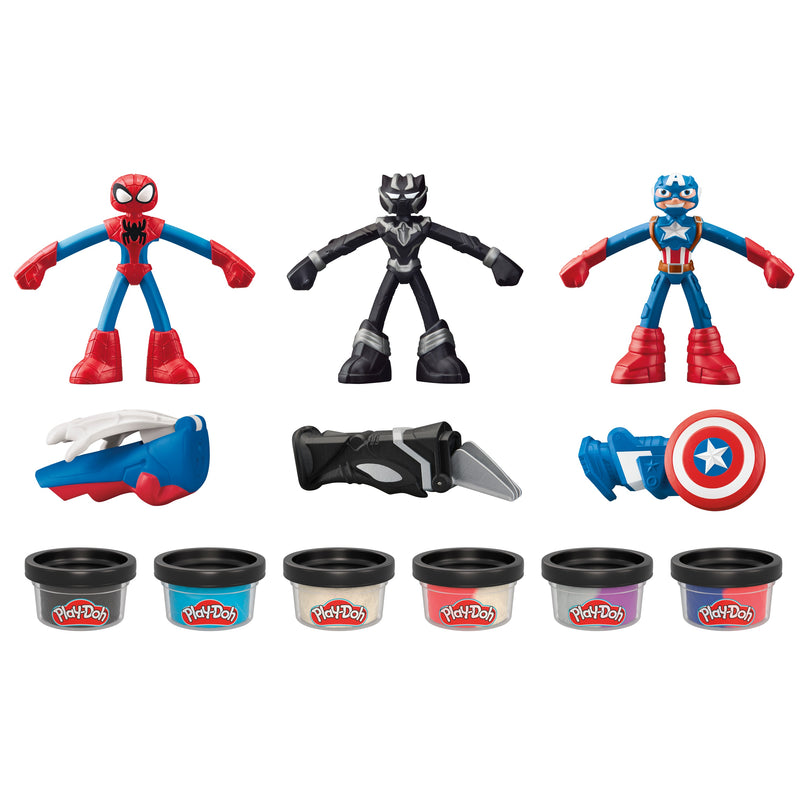 PLAY-DOH mängukomplekt Marvel figuurid plus pakk