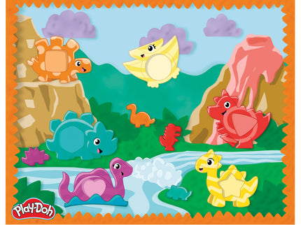 PLAY-DOH mängukomplekt Kujud ja värvid Dino