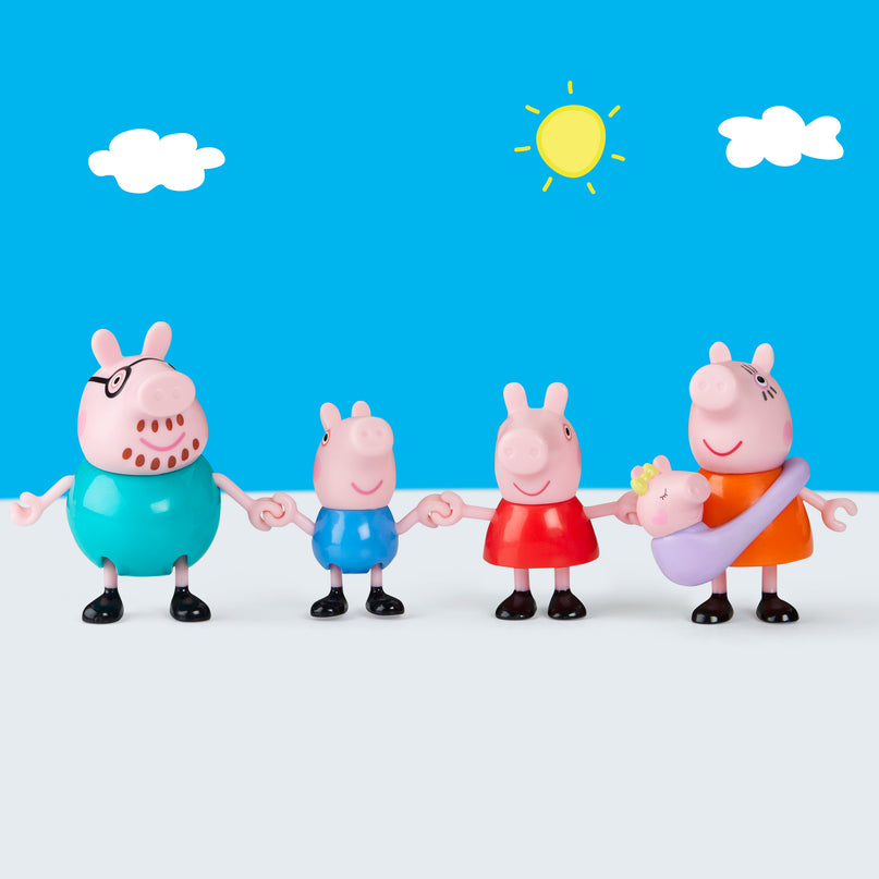 PEPPA PIG mängukomplekt Peppa perekond
