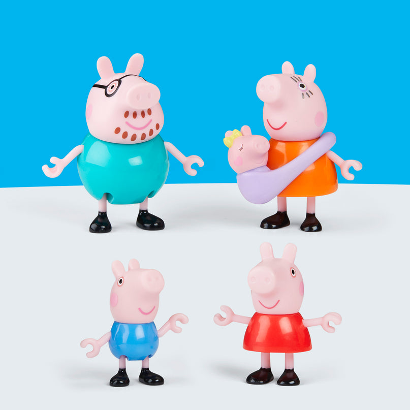 PEPPA PIG mängukomplekt Peppa perekond