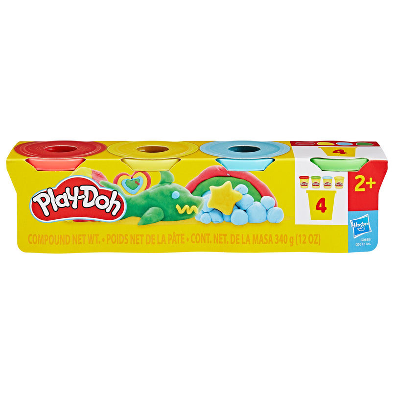 PLAY-DOH voolimismass 4 purki