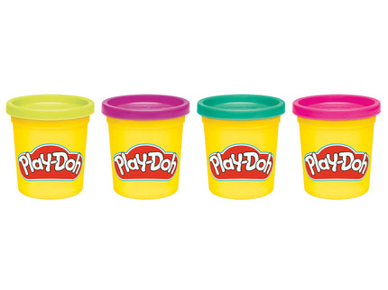 PLAY-DOH voolimismass 4 purki