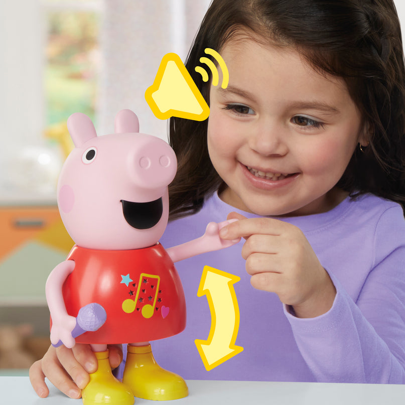 PEPPA PIG intreaktiivne mänguasi rääkiv ja laulev Peppa (inglise keeles)