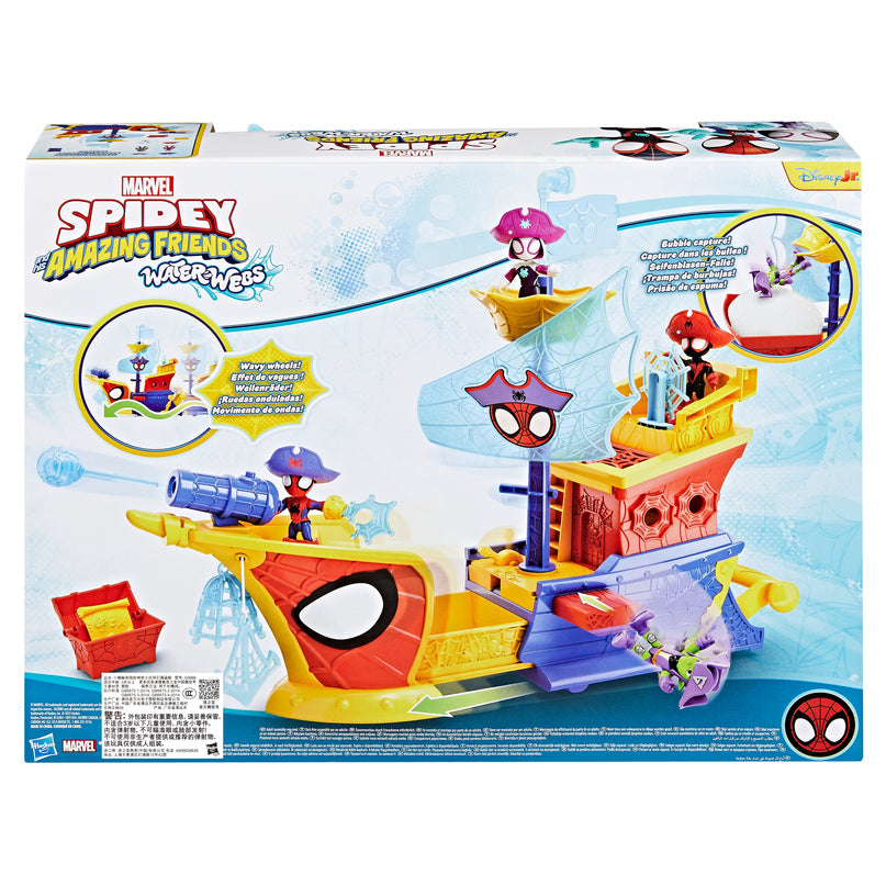 SPIDER-MAN mängukomplekt Webs Ahoy Bubble Ship
