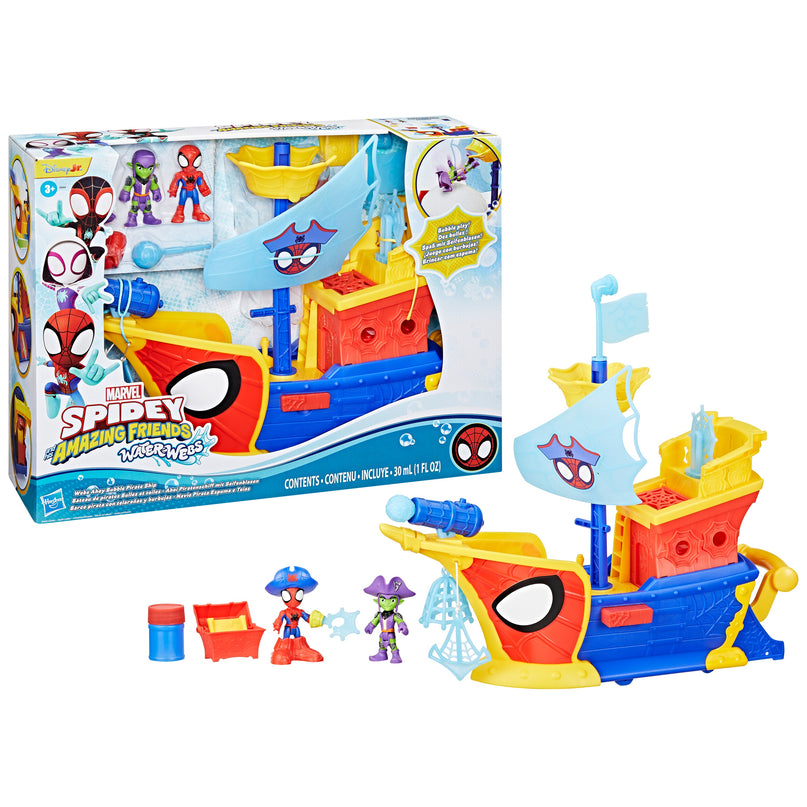 SPIDER-MAN mängukomplekt Webs Ahoy Bubble Ship