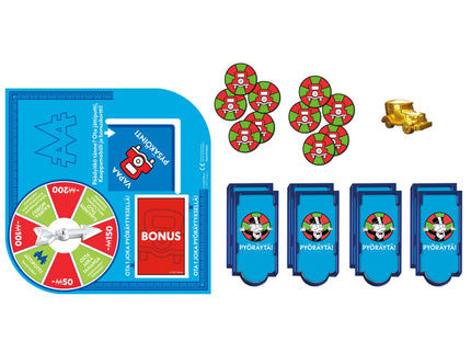 MONOPOLY Board game Free Parking Jackpot expansion (In Finnish lang.)