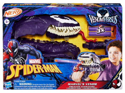 SPIDER-MAN mängukomplekt Venom mängurelv Nerf laengutega
