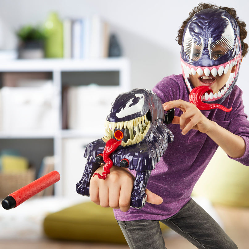 SPIDER-MAN mängukomplekt Venom mängurelv Nerf laengutega