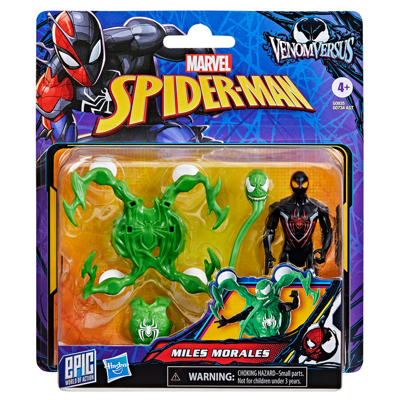 SPIDER-MAN Action Figure Deluxe Venomversus Miles Morales 10 cm