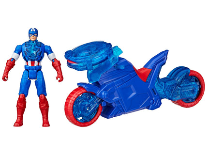 AVENGERS mängukomplekt Kapten Ameerika, kilp ja ratas 10 cm