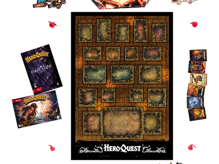 Lauamäng Avalon Hill HeroQuest First Light laiendus (inglise keeles)