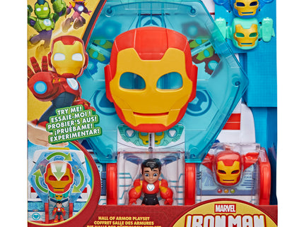 AVENGERS IRON MAN AND HIS AWESOME FRIENDS mängukomplekt Hall of Armor