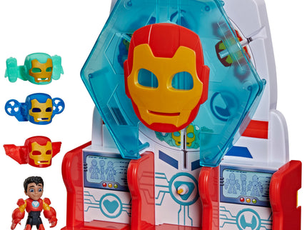 AVENGERS IRON MAN AND HIS AWESOME FRIENDS mängukomplekt Hall of Armor