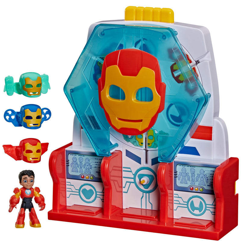 AVENGERS IRON MAN AND HIS AWESOME FRIENDS mängukomplekt Hall of Armor