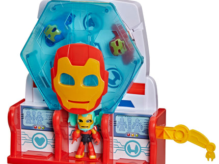 AVENGERS IRON MAN AND HIS AWESOME FRIENDS mängukomplekt Hall of Armor