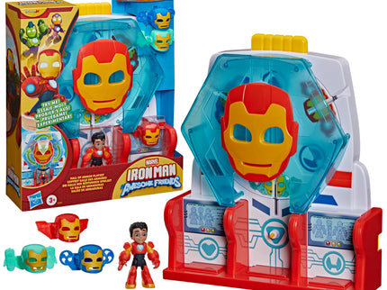 AVENGERS IRON MAN AND HIS AWESOME FRIENDS mängukomplekt Hall of Armor