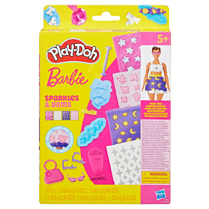 PLAY-DOH mängukomplekt Barbie Designer Patterns Packs