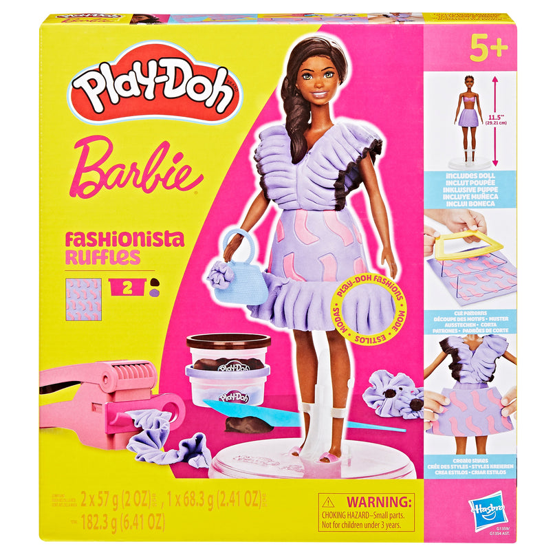 PLAY-DOH BARBIE mängukomplekt Fashionista Ruffles