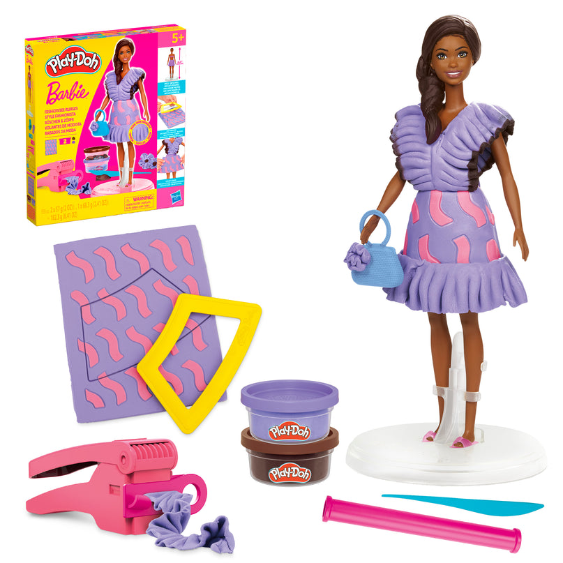 PLAY-DOH BARBIE mängukomplekt Fashionista Ruffles