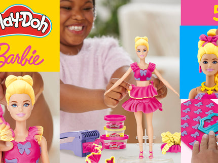 PLAY-DOH BARBIE mängukomplekt Ruffles And Bows