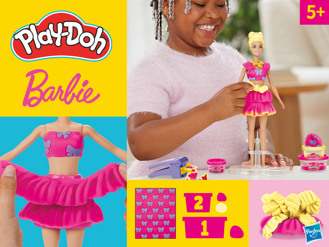 PLAY-DOH BARBIE mängukomplekt Ruffles And Bows