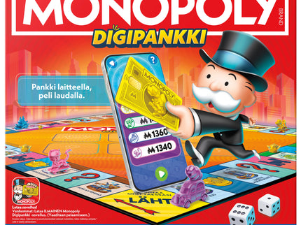 MONOPOLY Board game App Banking (in Finnish lang.)