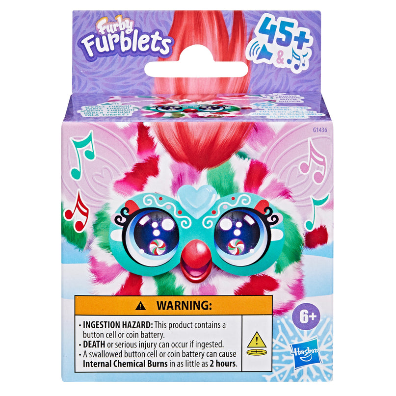 FURBY interaktiivne pehme mänguasi Furblet Pep Mint 5 cm