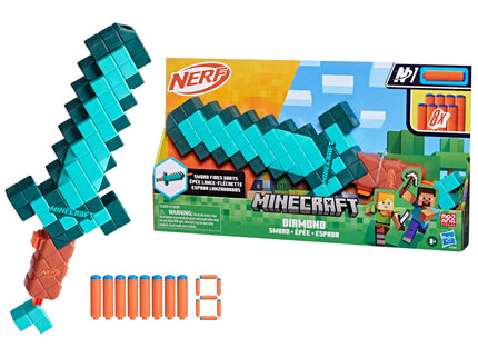 NERF MINECRAFT mängurelv Diamond Sword